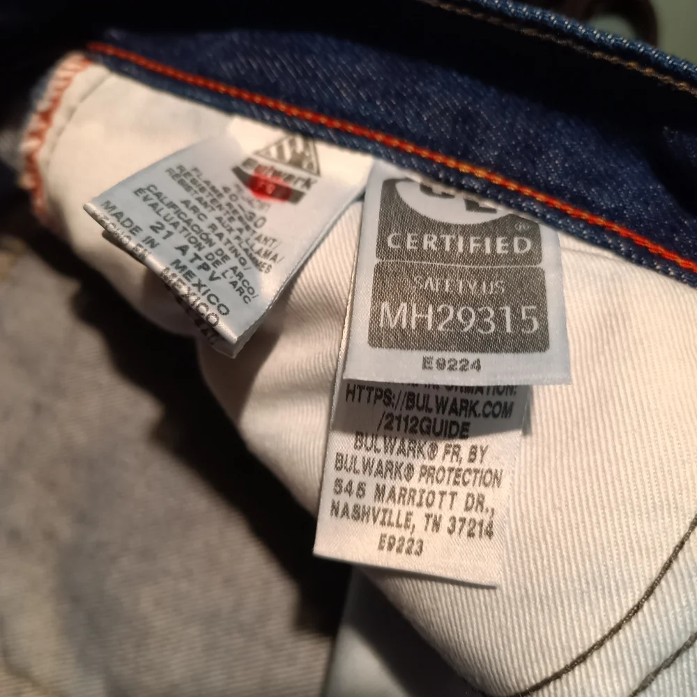 🥭NWT Bulwark 40x32 FR jeans fire resistant - Picture 4 of 10